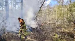 Два жилых дома горели в Улан-Удэ