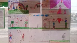 Выставку детских рисунков провели в автобусе в Улан-Удэ