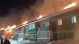 В Бурятии начали проверку по факту крупного пожара в северном поселке