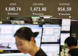 1月16日主要外汇牌价和韩国综合股价指数