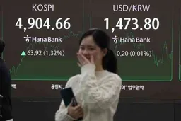 韩国综指连续12天上涨 首破4900点关口