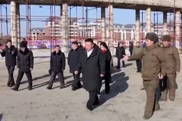 北韩在平壤建设俄罗斯派兵军人家属住宅区