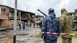 Взрыв во время погрузки мусорных контейнеров произошёл во Владикавказе