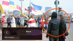 Белорусский госканал СТВ показал кадры с акции ко Дню воли в Литве с угрозами его участникам