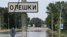 Жители оккупированного города Олешки эвакуируются, рискуя жизнями