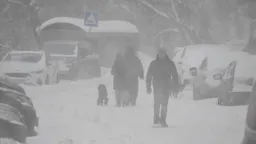 Мощный снегопад в Москве побил 50-летний рекорд осадков