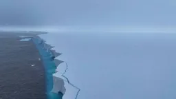 Крупнейший в мире айсберг А23а раскололся на части