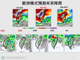 清明連假大雨炸全台！這天下到「紫爆」 放晴日期曝