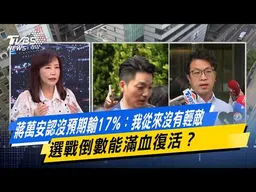 蔣萬安認沒預期輸17%：我從來沒有輕敵 選戰倒數能滿血復活？【#今日精華搶先看】少康戰情室 20261021｜#高嘉瑜 #尹乃菁 #林沛祥 #鍾沛君