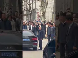 久違露面的溫家寶，去中科院，離開時受到民眾歡迎｜新聞特寫20260329