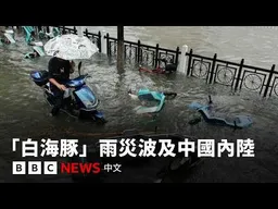「白海豚」中國雨災持續：為何颱風災情愈來愈深入內陸地區？－ BBC News 中文