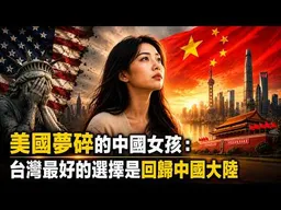 (傑克面基)看透了美國民主的虛假！美國夢碎的中國女孩：我覺得對台灣最好的選擇是回歸中國大陸。