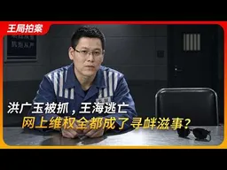 洪广玉被抓，王海逃亡，网上维权全都成了寻衅滋事？｜王局拍案20261006