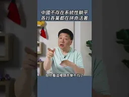中國不存在系統性躺平各行各業都在拼命活著