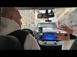 從羅馬市中心開車到梵諦岡，體驗羅馬的塞車。