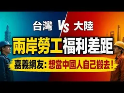 嘉義網友狠批統一言論：想當中國人自己搬去大陸！爆兩岸勞工福利的差距，還是台灣好！