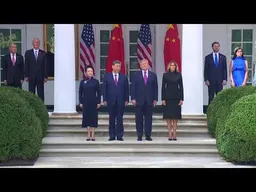 特朗普带习近平检阅仪仗队｜新闻特写20260925