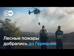 На западе Германии эвакуировали 2000 человек, огонь приближается к жилым домам