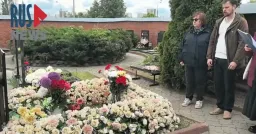В Москве на Борисовском кладбище прошла панихида по Алексею Навальному