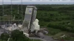 Стартовую площадку для запуска «Союзов» взорвали на французском космодроме Куру