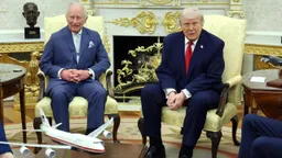 特朗普迎查尔斯三世 强调美英“最珍贵友谊”