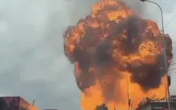 Пожар на АЗС в Пятигорске локализовали на площади 1 тыс. кв. м