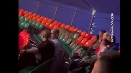 В Ростове-на-Дону тигр выпрыгнул в зрительный зал во время выступления