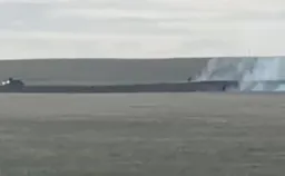 БПЛА упал в Казахстане, неподалеку от границы с Россией