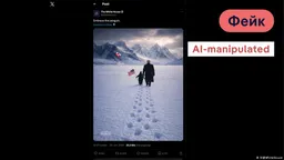 Белый дом публикует пингвинов с Трампом в Гренландии, где они не водятся