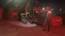 В Полевском водитель грузового УАЗ устроил ДТП на встречной полосе и сбежал