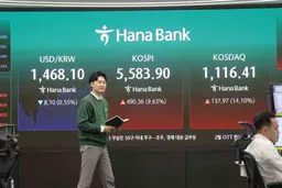 韩综指反弹9.6% 重返5580点以上