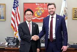 韩国国务总理访美 与美国副总统举行会谈