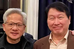 SK集团会长崔泰源与黄仁勋在台湾会晤 商讨AI存储芯片合作方案