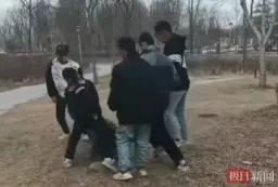 一小学生遭殴打还被搜家，8人未满14岁不处罚？