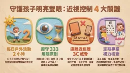 孩子常瞇眼？醫揭兒童近視管理關鍵