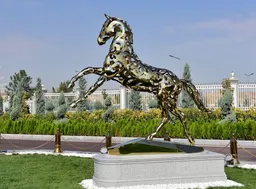Новый Ахалтекинский конный комплекс открыт в Туркменистане