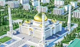 В Туркменистане строят мечеть на 30 тысяч человек в Аркадаге