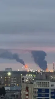 Власти ХМАО сообщили о пожаре на промышленном объекте. Вероятно, после атаки БПЛА горит завод «Газпрома»