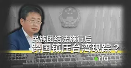 民族团结法施行后 跨国镇压台湾现踪？