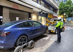 打擊油尖違泊黑點　發748張「牛肉乾」拖走6車