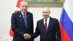 «Давно не виделись»: Путин встретился с Эрдоганом