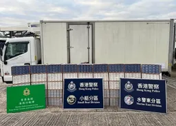 跨部門打擊西貢水路走私　檢逾400萬元私煙