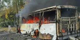 Российские войска ударили по автобусу в Краматорске. 12 человек погибли