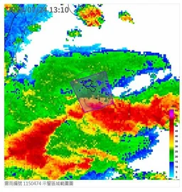 蘭嶼大雷雨國家級警報響 慎防短延時強降雨、9級強陣風