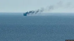 В Черном море недалеко от побережья Болгарии атаковали два коммерческих судна, одно из них затонуло