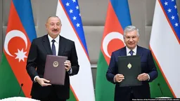 Президенты Узбекистана и Азербайджана подписали Договор о вечной дружбе