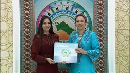 Лейла Алиева открыла в Туркменистане выставку «Мать-Природа»