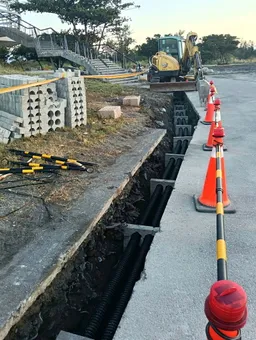 台東跨年網路龜速有解？海濱公園寬頻工程動工 年底拚不再轉圈圈