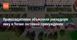 Правозащитники объяснили рекордную явку в Чечне системой принуждения