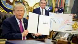 «Теперь нам нужен только океан». Трамп назло Канаде переименовал озеро Онтарио в озеро Америка